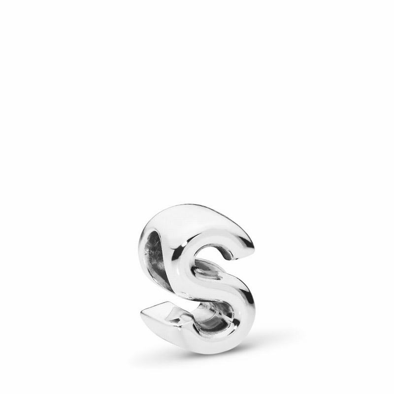 Pandora Letter S Charm NZ Sale, Sterling Silver (502683-UCS)